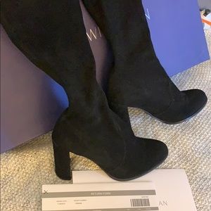 Hi line blasue /Stuart Weitzman boots